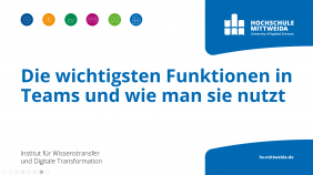 thumbnail of medium Die wichtigsten Funktionen in Microsoft Teams und wie man sie nutzt
